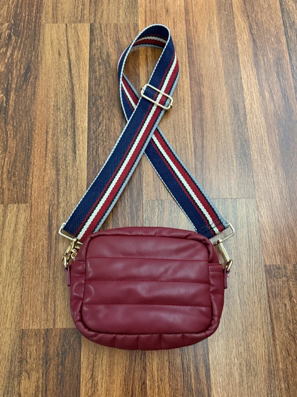 Ahdorned Vegan Leather Quilted Crossbody - Rare